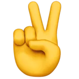 victory hand emoji icon